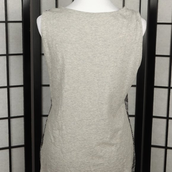 Coldwater Creek Sequins Tank Top, Silver & Gray, S - Picture 2 of 5